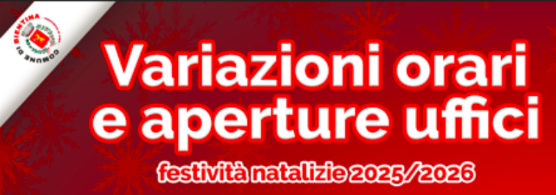Festività Natalizie 2025 - Banner