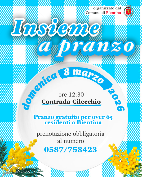 volantino insieme a pranzo 2026