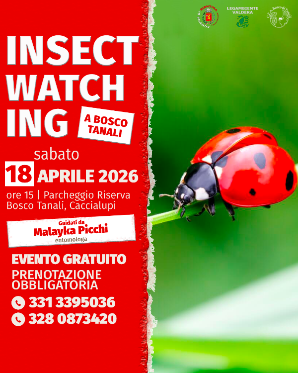 Insectwatching 18_04_2026 - Locandina