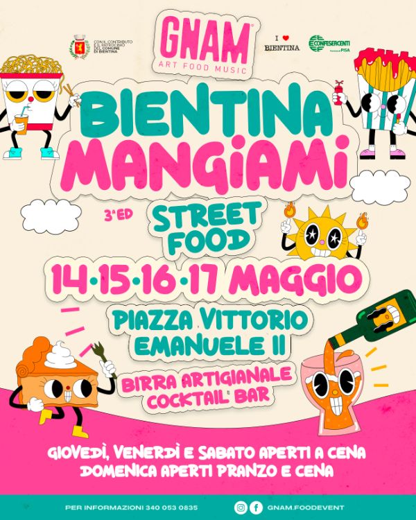 Bientina Mangiami 2026 - Locandina