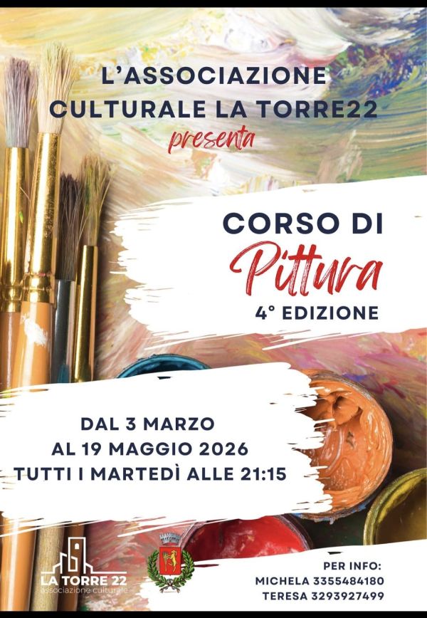 Corso Pittura 2026 - Locandina