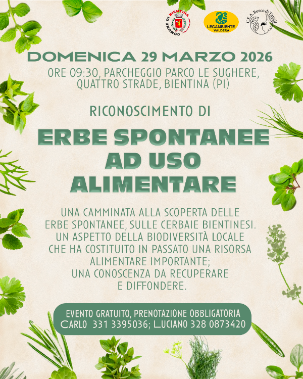 Erbe Spontanee 2026 - Locandina