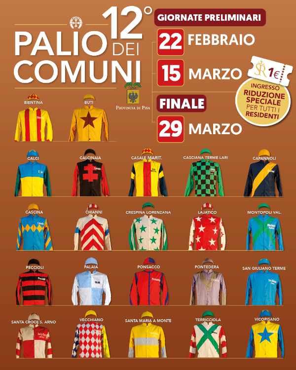Palio dei Comuni 2026 - Locandina