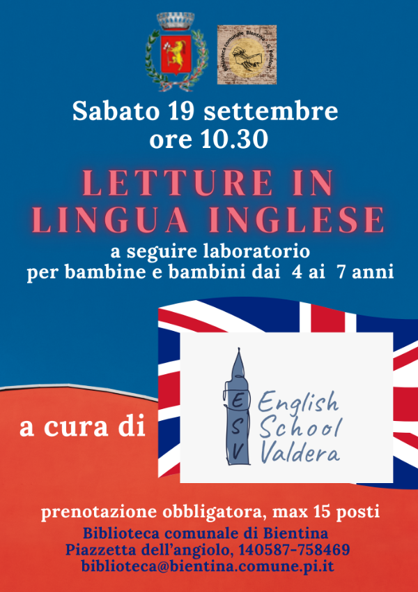 Letture in Inglese - Locandina