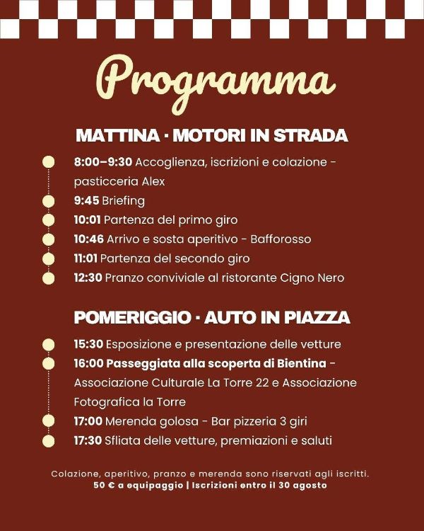 Le Principesse del Lago - Programma
