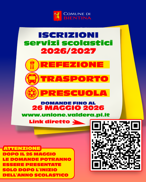 Servizi scolastici a_s_2026_2027 - Locandina