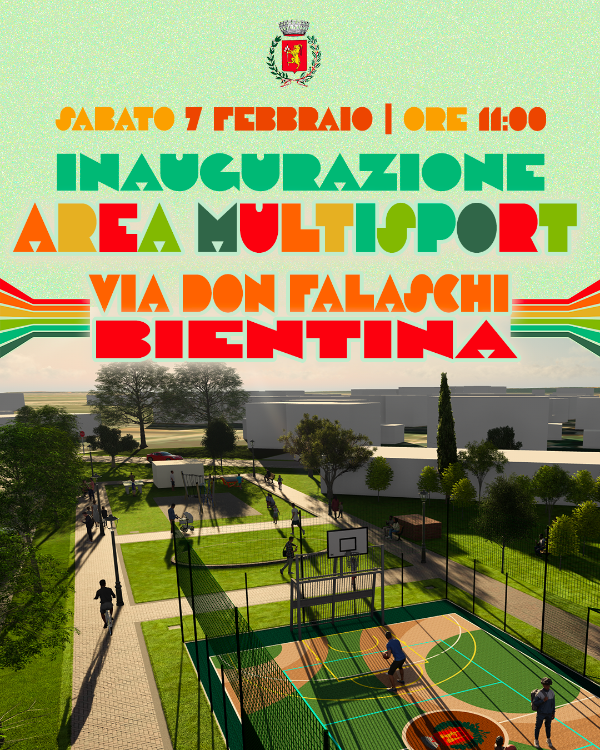 AREA MULTISPORT - Locandina di inaugurazione