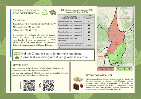 Calendario PAP 2026 - Bientina 2
