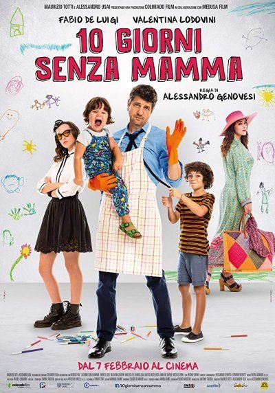 Locandina Film Commedia Dieci Giorni Senza Mamma