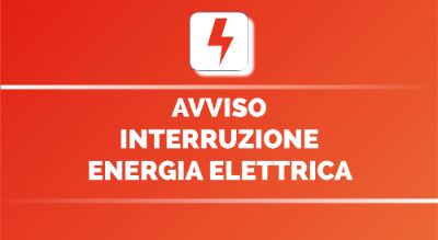 Interruzione Energia Elettrica - Banner