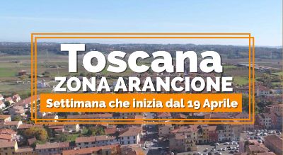 Immagine Toscana Zoona Arancione da Lunedì 19 aprile 