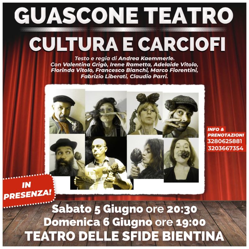 Locandina - Guascone Teatro "Cultura e Carciofi"