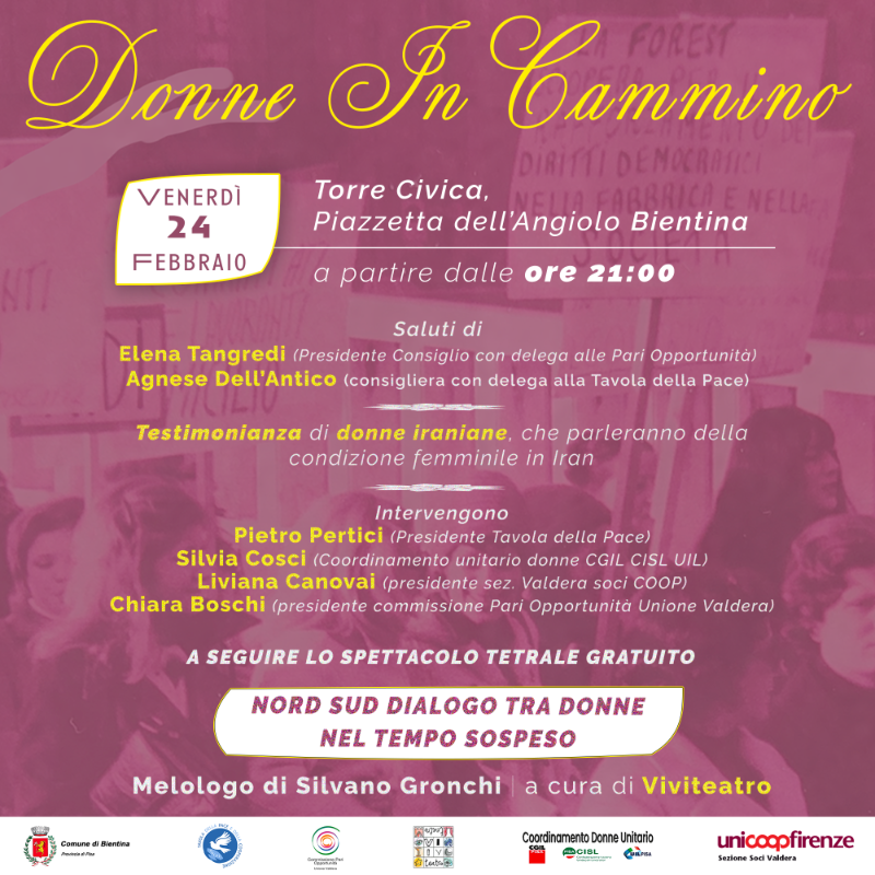 Donne in Cammino - Banner