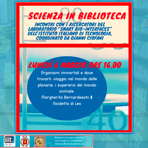 Scienza in Biblioteca - 6 Maggio 2024 - Locandina