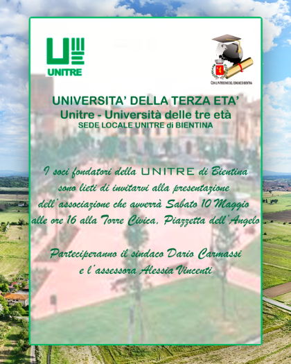 Presentazione Università della Terza Età Presentazione Università della Terza Età