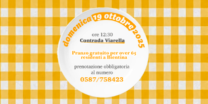 Pranzo sociale del 19 Ottobre 2025 - Aperte le iscrizioni