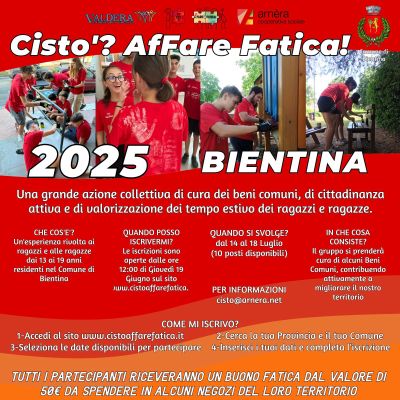 Ci sto affare fatica 2025 - banner