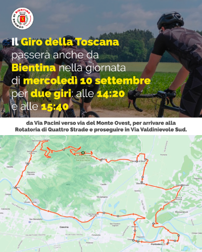 giro della toscana Bientina