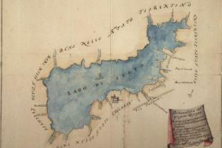 Cartone e relazione del lago di Sesto
