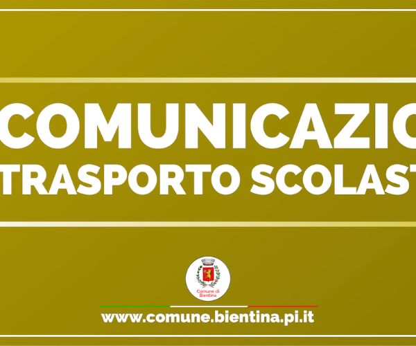 Orario Trasporto Scolastico a.s. 2026-2027