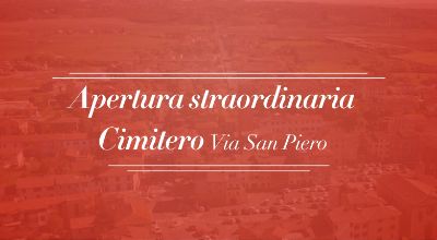 Cimitero - Aperture Straordinarie - Banner Cimitero - Aperture Straordinarie - Banner