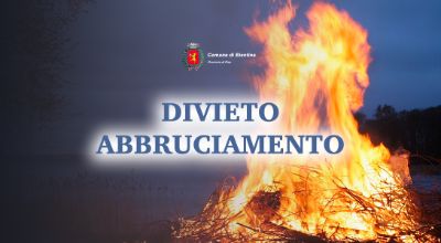 Banner divieto di abbruciamento