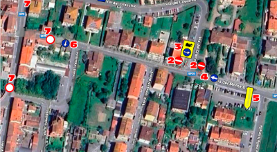 Modifica circolazione lavori idrici - Cartina