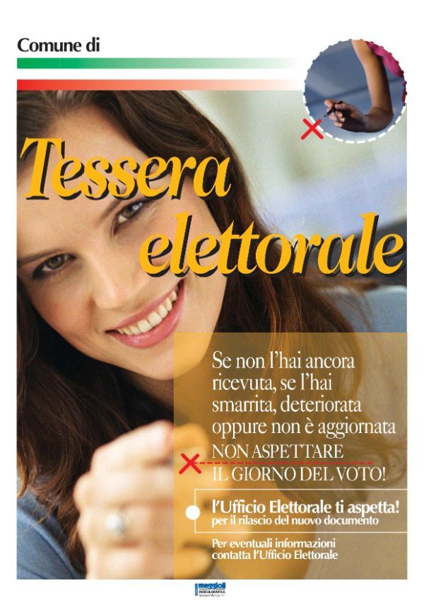 Tessera Elettorale - Manifesto