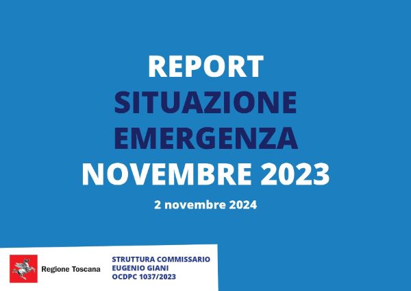 Report Emergenza Alluvione 2 Novembre 2023 - Immagine