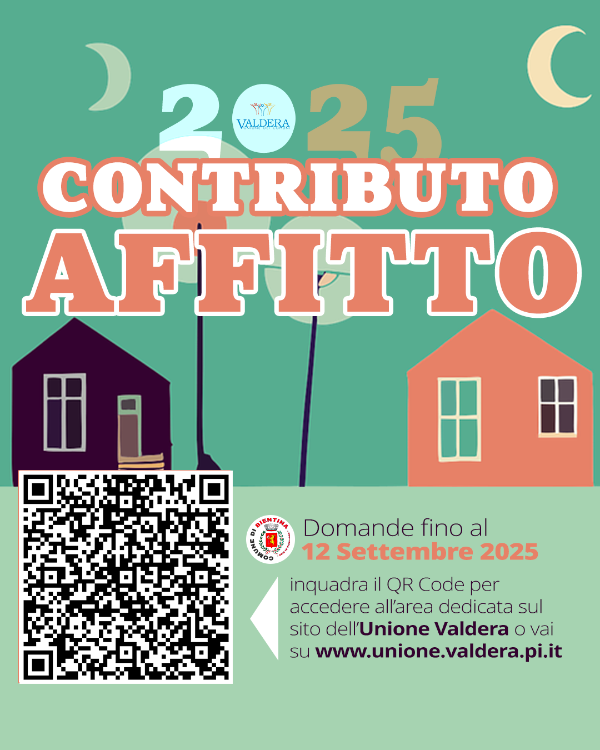 Contributo Affitto 2025 - Locandina