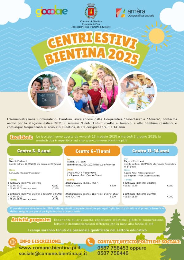 Campi Solari 2025 - Locandina