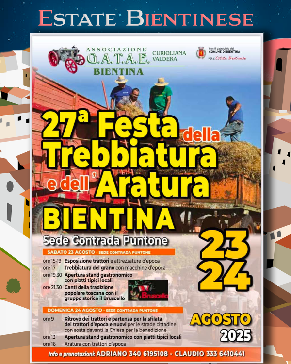 Festa Trebbiatura e Aratura - Locandina