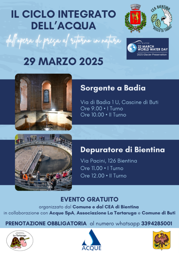 Giornata Mondiale dell'Acqua - Locandina