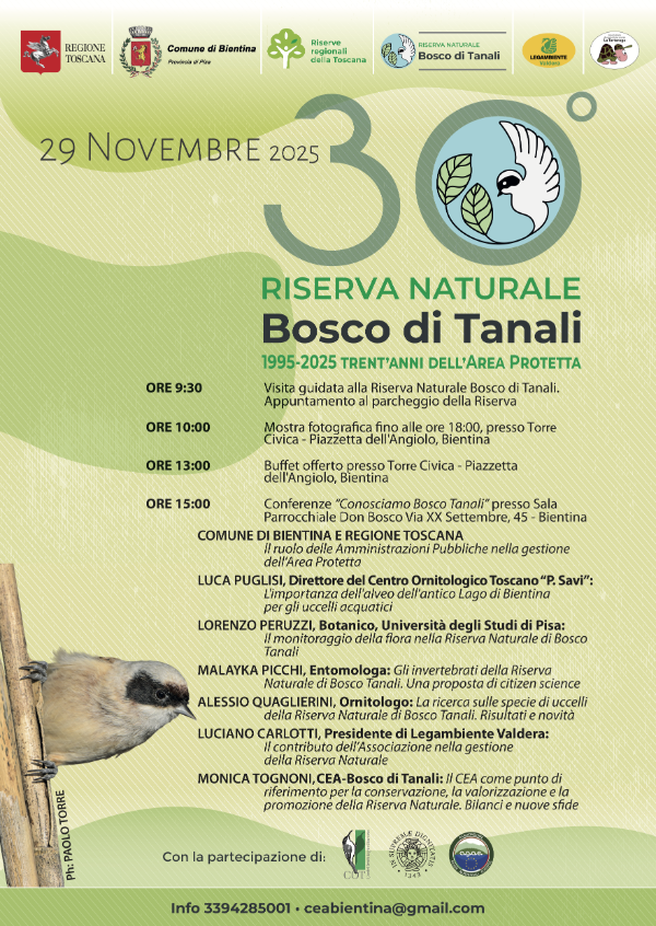 Bosco Tanali - 30 Anniversario - Locandina
