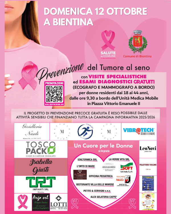 Salute in Comune - Clinica mobile - Locandina