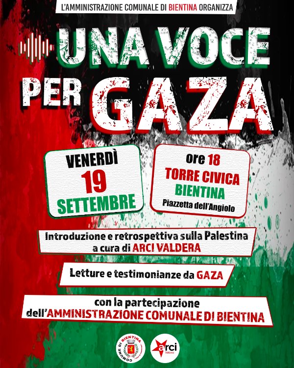 Una voce per Gaza - Locandina