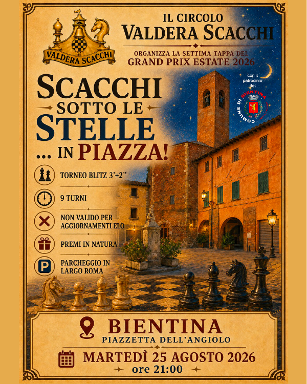 Scacchi sotto le stelle - Locandina