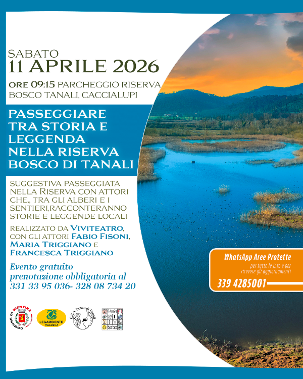 Escursione Tanali - 11 Aprile 2026 - Locandina