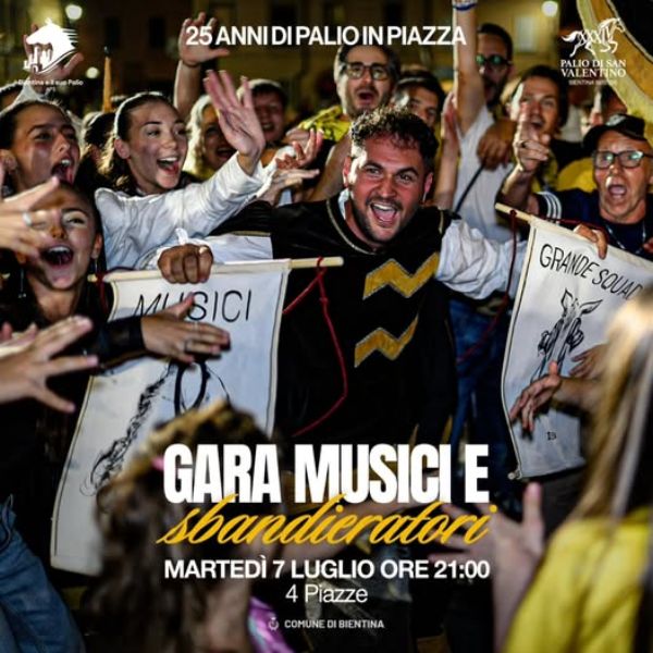 Gara Musici e Sbandieratori - Locandina