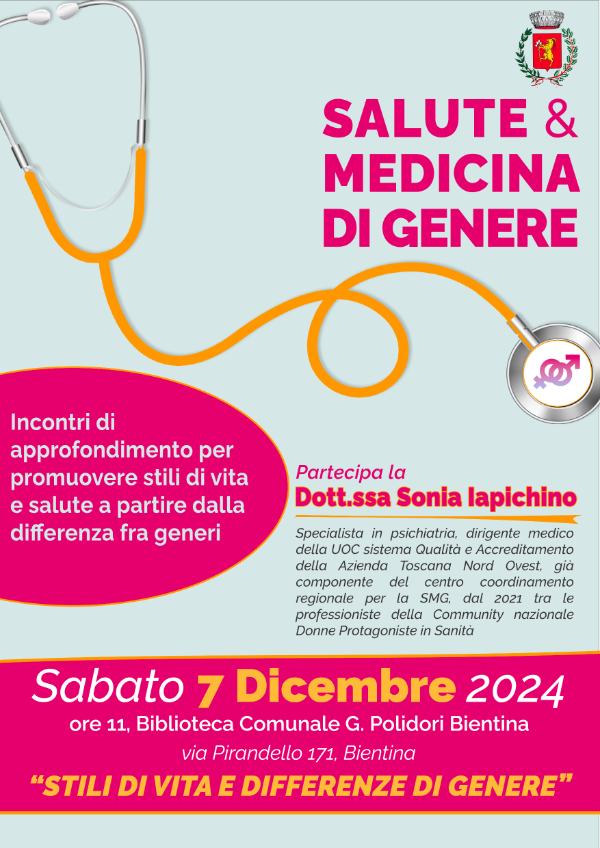 Salute e Medicina di genere - Locandina