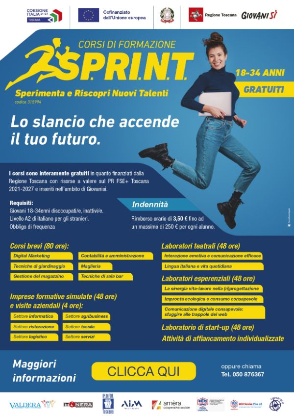 Corsi di formazione Sprint - Locandina