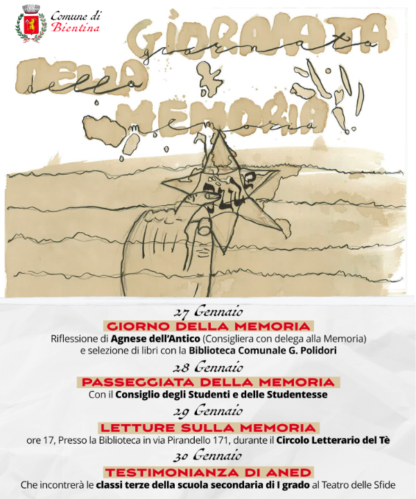 Giornata della Memoria 2025 volantino
