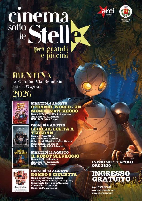 Cinema sotto le Stelle 2026 - Locandina