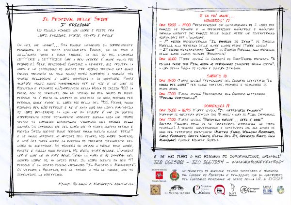 Festival delle Sfide - Locandina 3