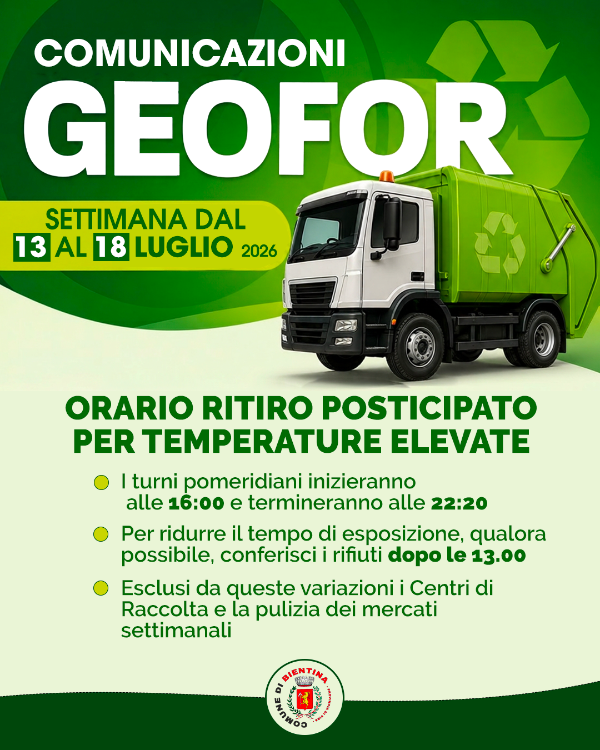 Geofor 13-18 luglio 2026 - Locandina