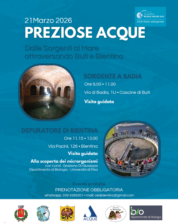 Giornata Mondiale Acqua 2026 - Locandina