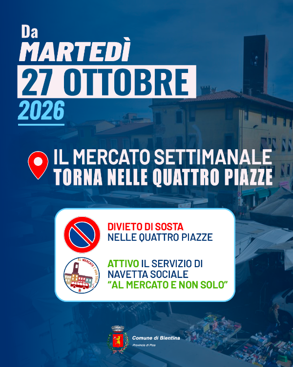 MERCATO QUATTRO PIAZZE - Locandina