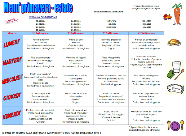 Menu Estivo 2025-2026