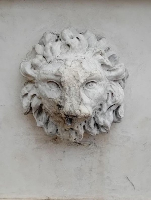 Particolare della Fontana dei Delfini